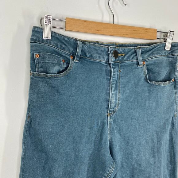 ASOS Blue Cotton Blend Denim Skinny Jeans Women's Size 30 x 26 - Picture 4 of 8